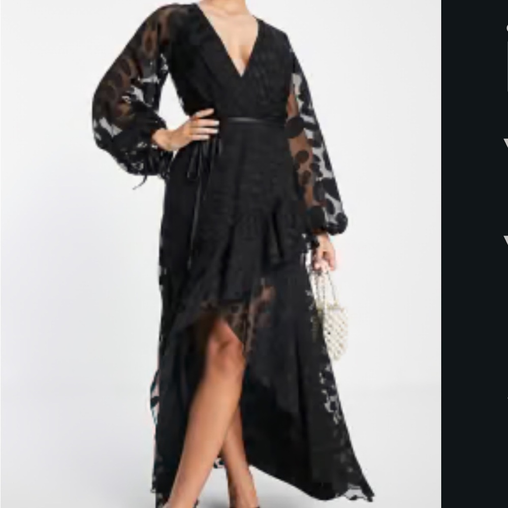ASOS Black Long Sleeve Dress